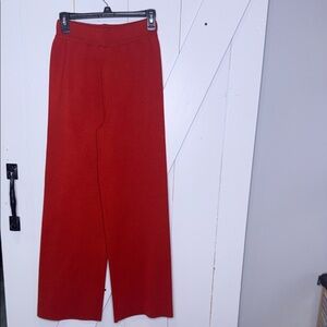 Source Unknown Red Wide Leg Pants